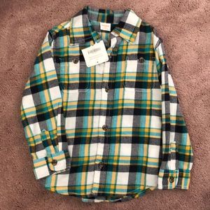 Long sleeve flannel for boys